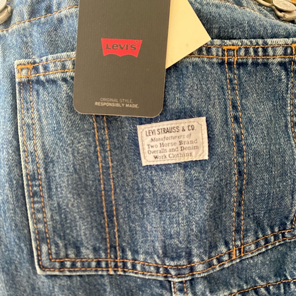 Levi's On Hiatus Vintage Overalls Medium Wash - Picture 14 of 15